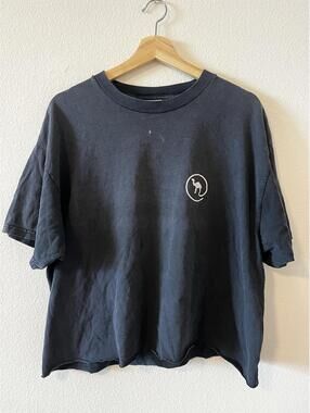 Vintage Black Camel Cropped 90s Tee XL Where It’s @